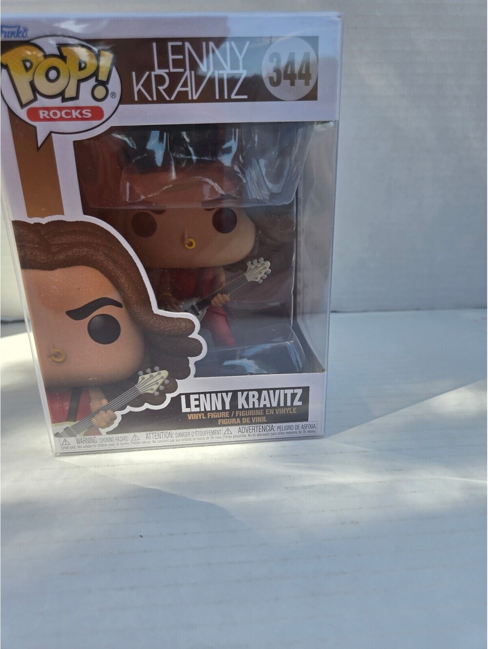 Funko Pop! Rocks Lenny Kravitz #344 Collectible Figure - Very Good Condition